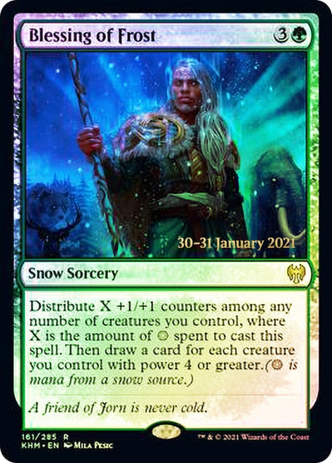 Blessing of Frost [Kaldheim Prerelease Promos] | Gamers Paradise