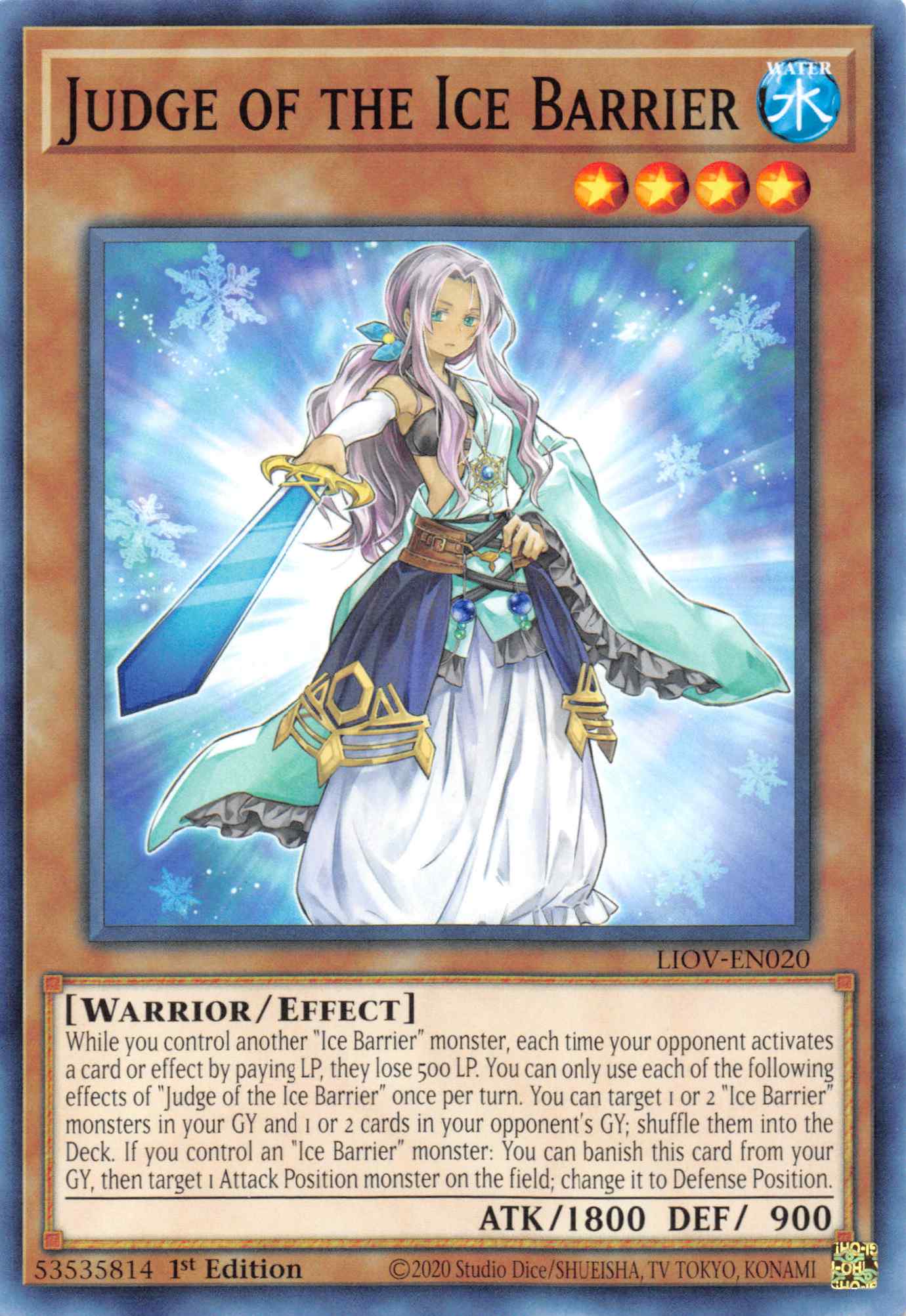 Judge of the Ice Barrier [LIOV-EN020] Common | Gamers Paradise