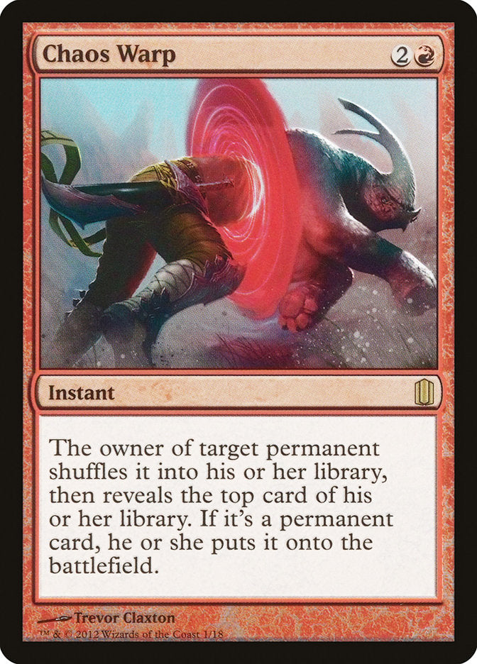 Chaos Warp [Commander's Arsenal] | Gamers Paradise