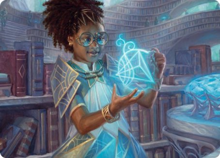 Zimone, Quandrix Prodigy Art Card [Strixhaven: School of Mages Art Series] | Gamers Paradise