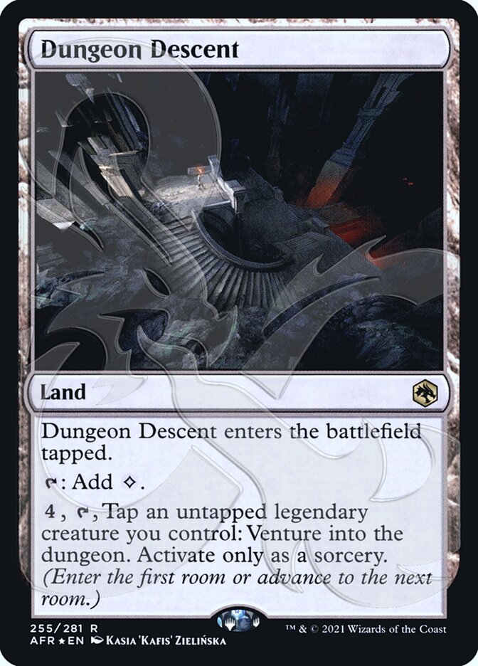 Dungeon Descent (Ampersand Promo) [Dungeons & Dragons: Adventures in the Forgotten Realms Promos] | Gamers Paradise