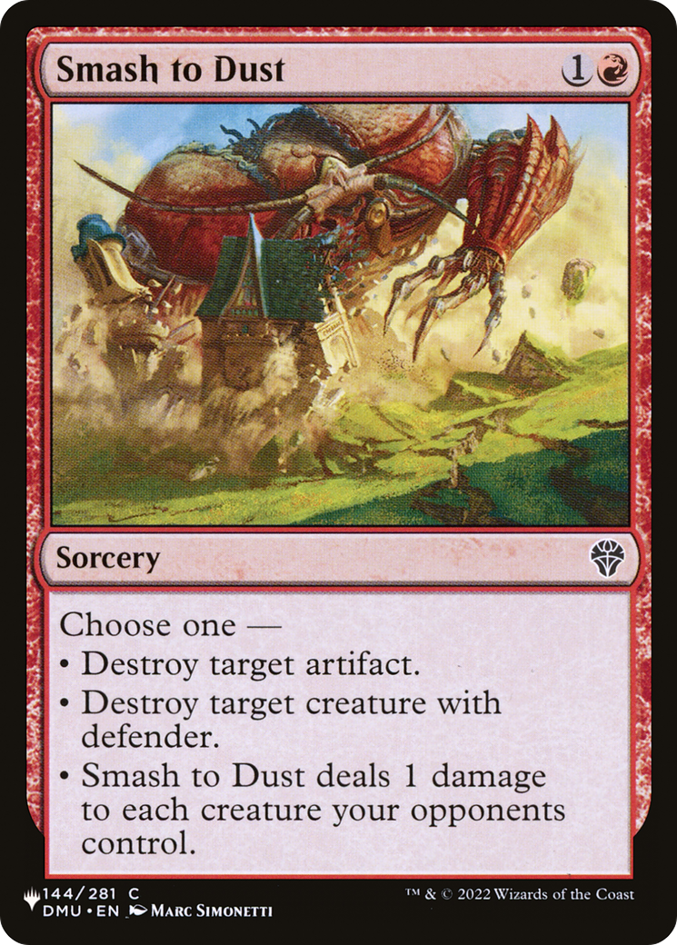 Smash to Dust [The List Reprints] | Gamers Paradise