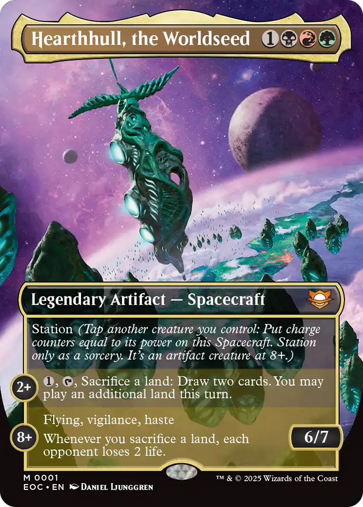 Hearthhull, the Worldseed (Borderless) [Edge of Eternities Commander] | Gamers Paradise