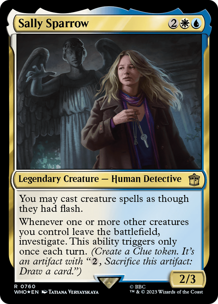 Sally Sparrow (Surge Foil) [Doctor Who] | Gamers Paradise