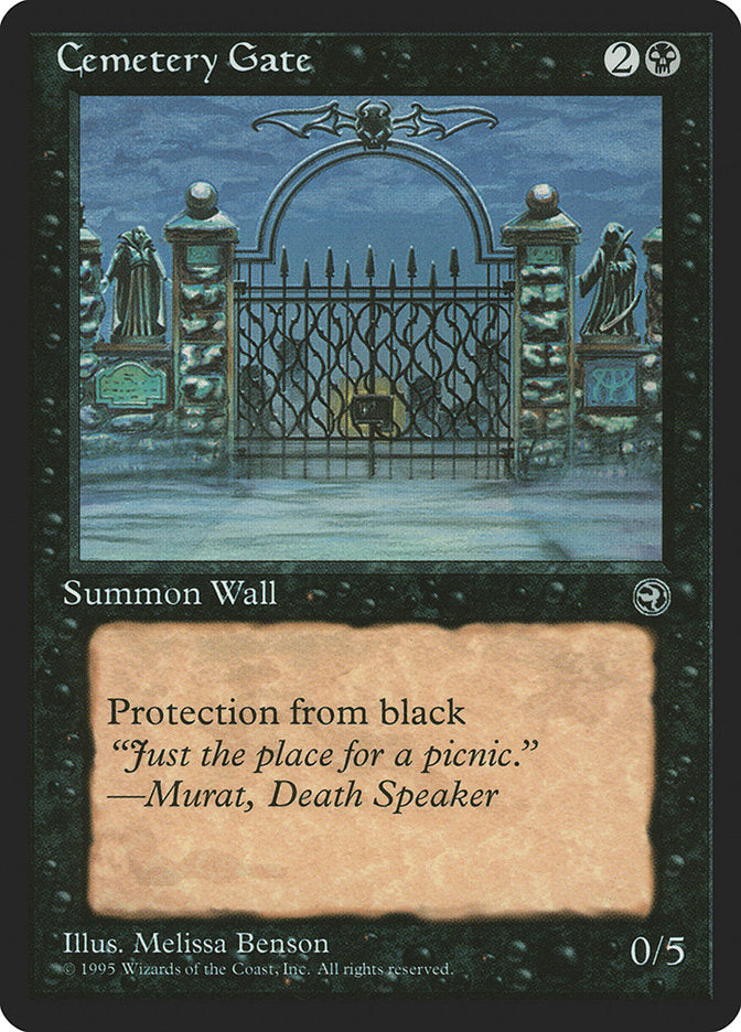 Cemetery Gate (Murat Flavor Text) [Homelands] | Gamers Paradise