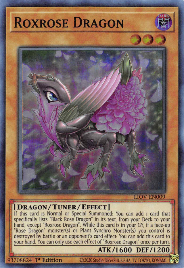 Roxrose Dragon [LIOV-EN009] Super Rare | Gamers Paradise