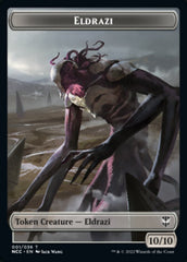 Eldrazi // Human Soldier Double-Sided Token [Streets of New Capenna Commander Tokens] | Gamers Paradise