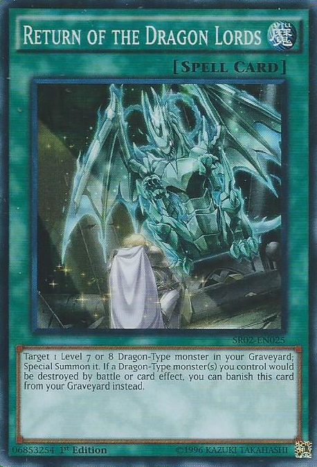 Return of the Dragon Lords [SR02-EN025] Super Rare | Gamers Paradise