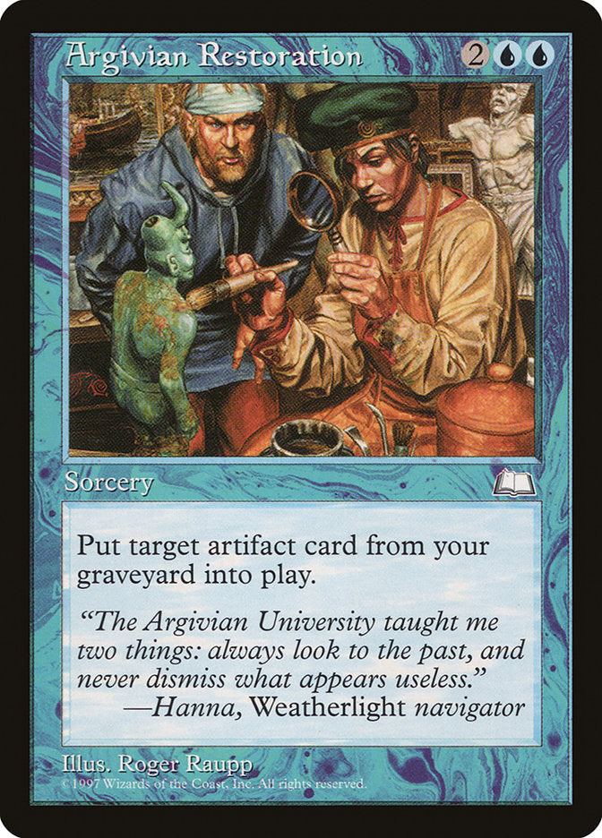 Argivian Restoration [Weatherlight] | Gamers Paradise