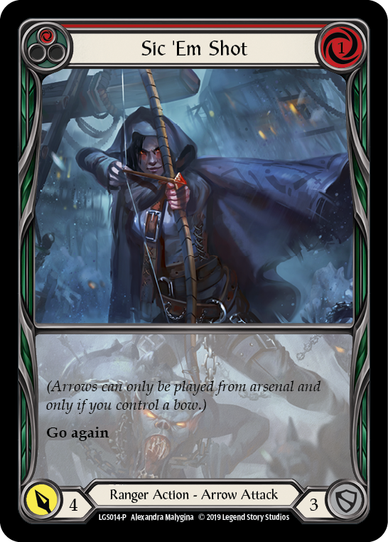 Sic 'Em Shot (Red) [LGS014-P] (Promo)  1st Edition Normal | Gamers Paradise