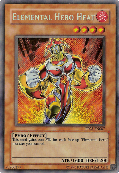 Elemental HERO Heat [PP02-EN007] Secret Rare | Gamers Paradise