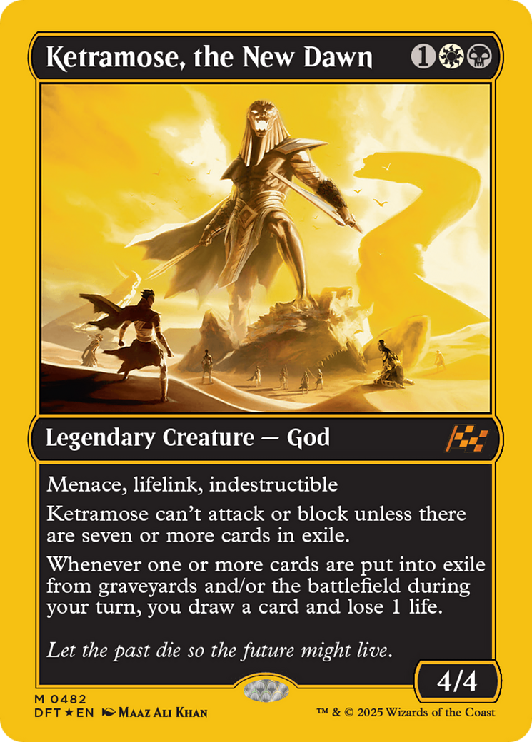 Ketramose, the New Dawn (First-Place Foil) [Aetherdrift] | Gamers Paradise