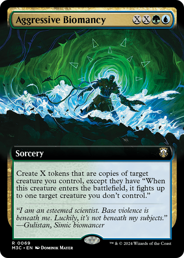 Aggressive Biomancy (Extended Art) [Modern Horizons 3 Commander] | Gamers Paradise