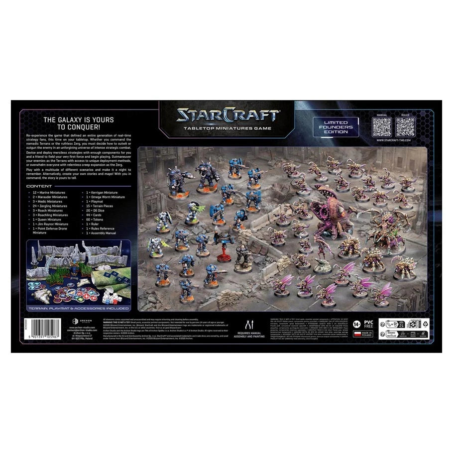 StarCraft: Tabletop Miniatures Game: 2 Player Starter Set: Founders Edition (PREORDER) | Gamers Paradise