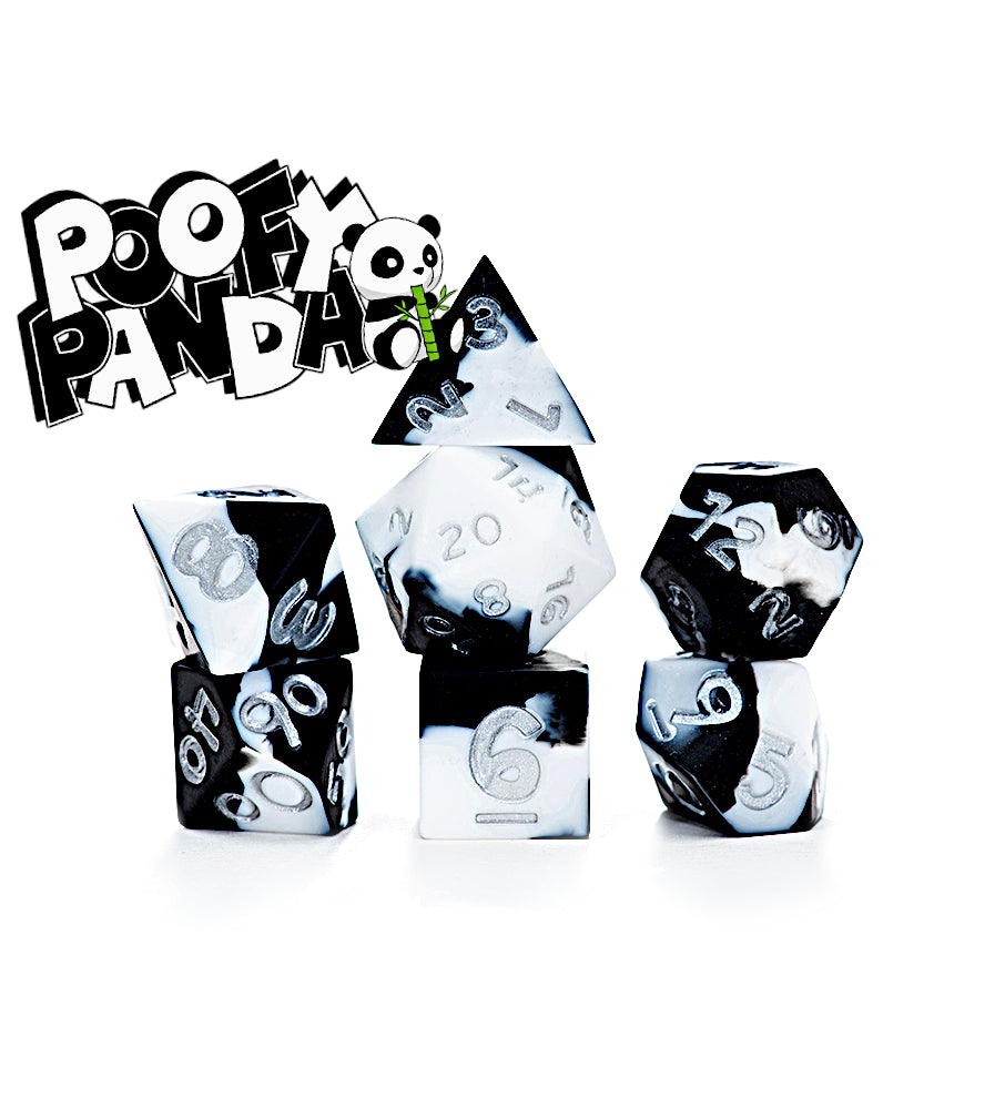 “Poofy Panda” 16mm Silicone Anti-Stress Dice | Gamers Paradise