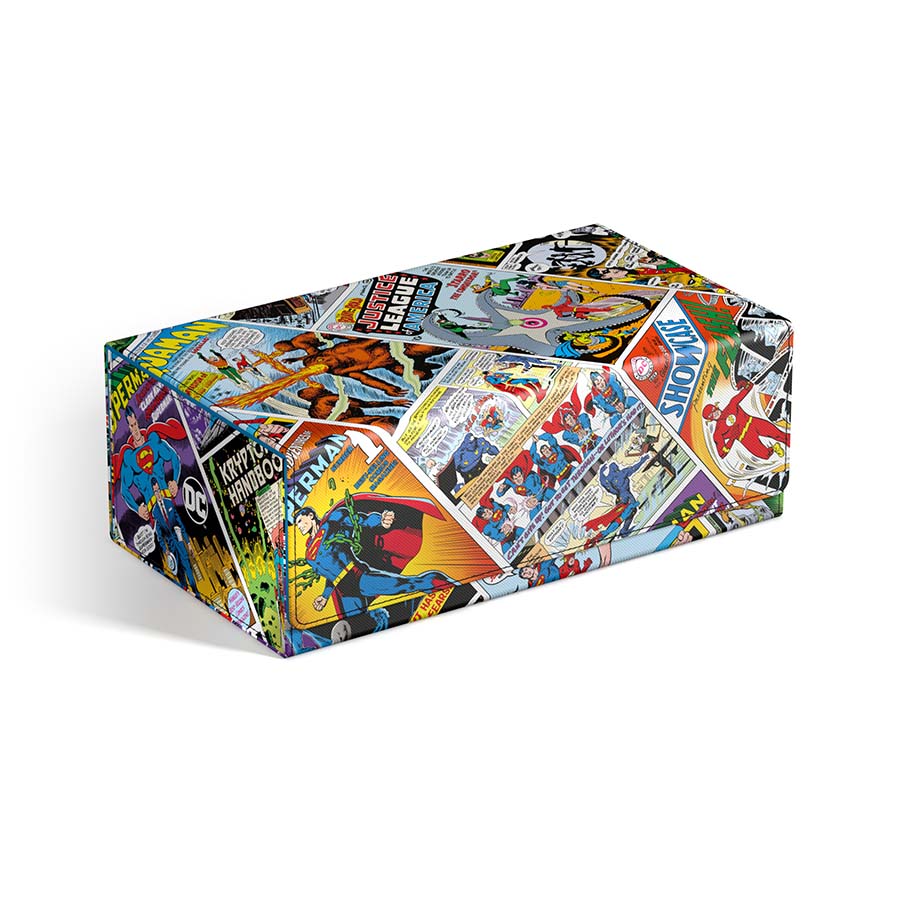 Ultimate Guard: DC Comics Justice League : Vintage Comics Collectors Case | Gamers Paradise