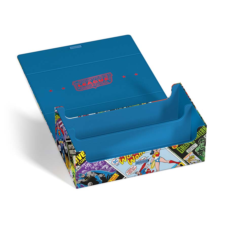 Ultimate Guard: DC Comics Justice League : Vintage Comics Collectors Case | Gamers Paradise