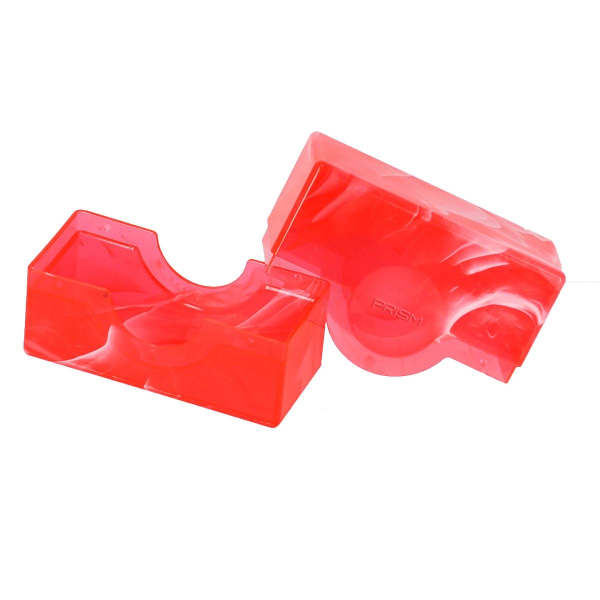 Spectrum Prism Deck Case - Carnelian Red - BCW Deck Boxes - Deck Boxes