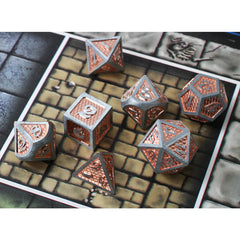 Copper Drake 7-Piece Metal Dice Set | Gamers Paradise