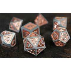 Copper Drake 7-Piece Metal Dice Set | Gamers Paradise