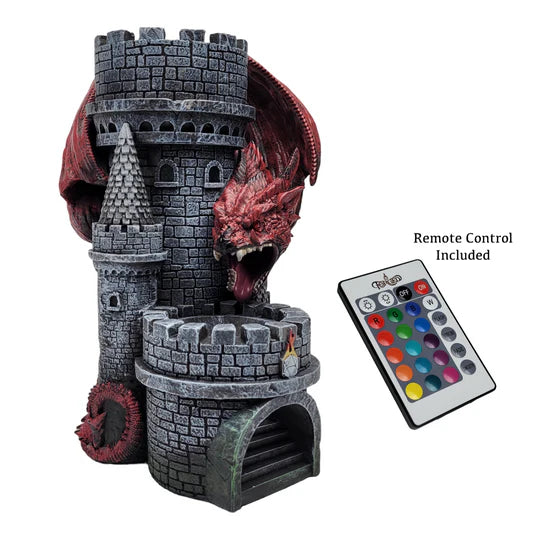 Dragons Keep Dice Tower - Red Dragon | Gamers Paradise