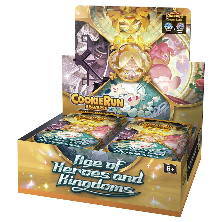 CookieRun TCG: Set 2: Age of Heroes and Kingdoms Booster Display | Gamers Paradise