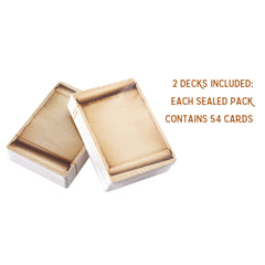 Blank Dry Erase Card Deck - Pack of 2 Decks of 54 | Gamers Paradise