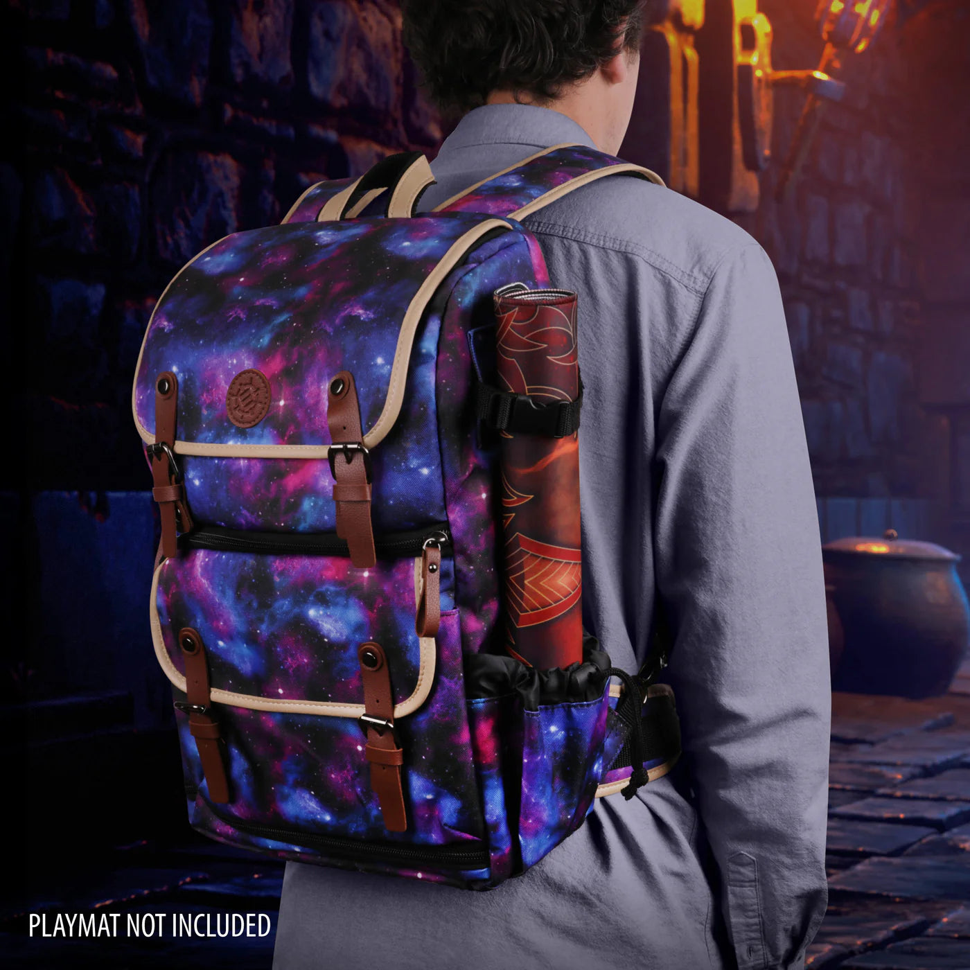 ENHANCE Full-Size Trading Card Storage Box Backpack for Playing Card Case GALAXY | Gamers Paradise
