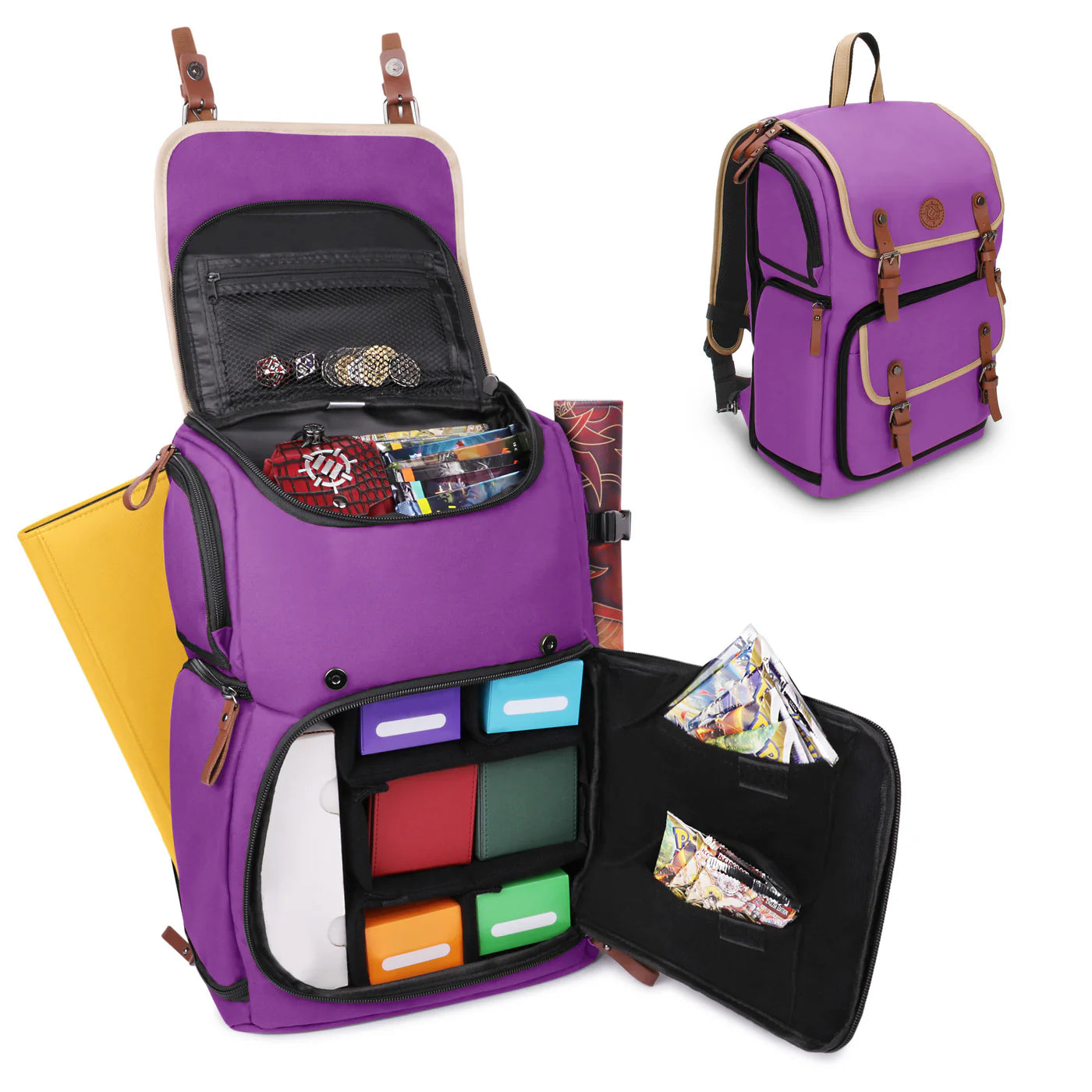 ENHANCE Full-Size Trading Card Storage Box Backpack for Playing Card Case | Gamers Paradise