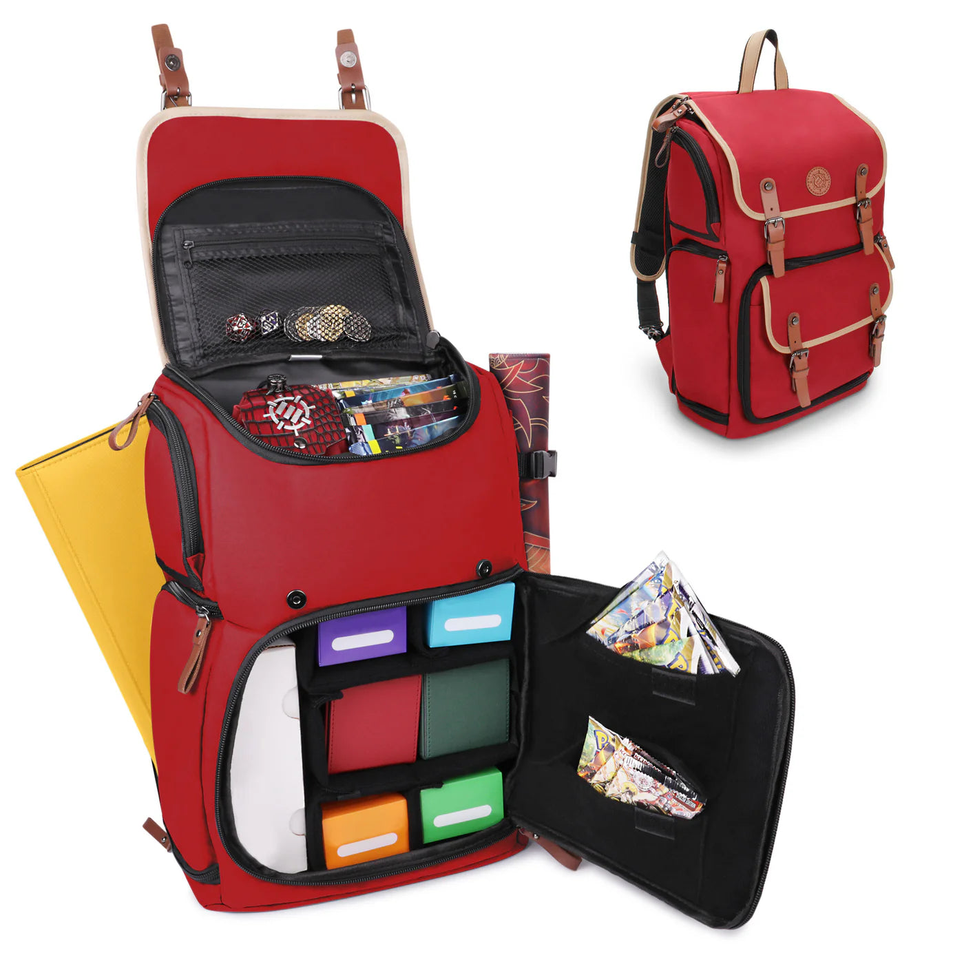 ENHANCE Full-Size Trading Card Storage Box Backpack for Playing Card Case | Gamers Paradise