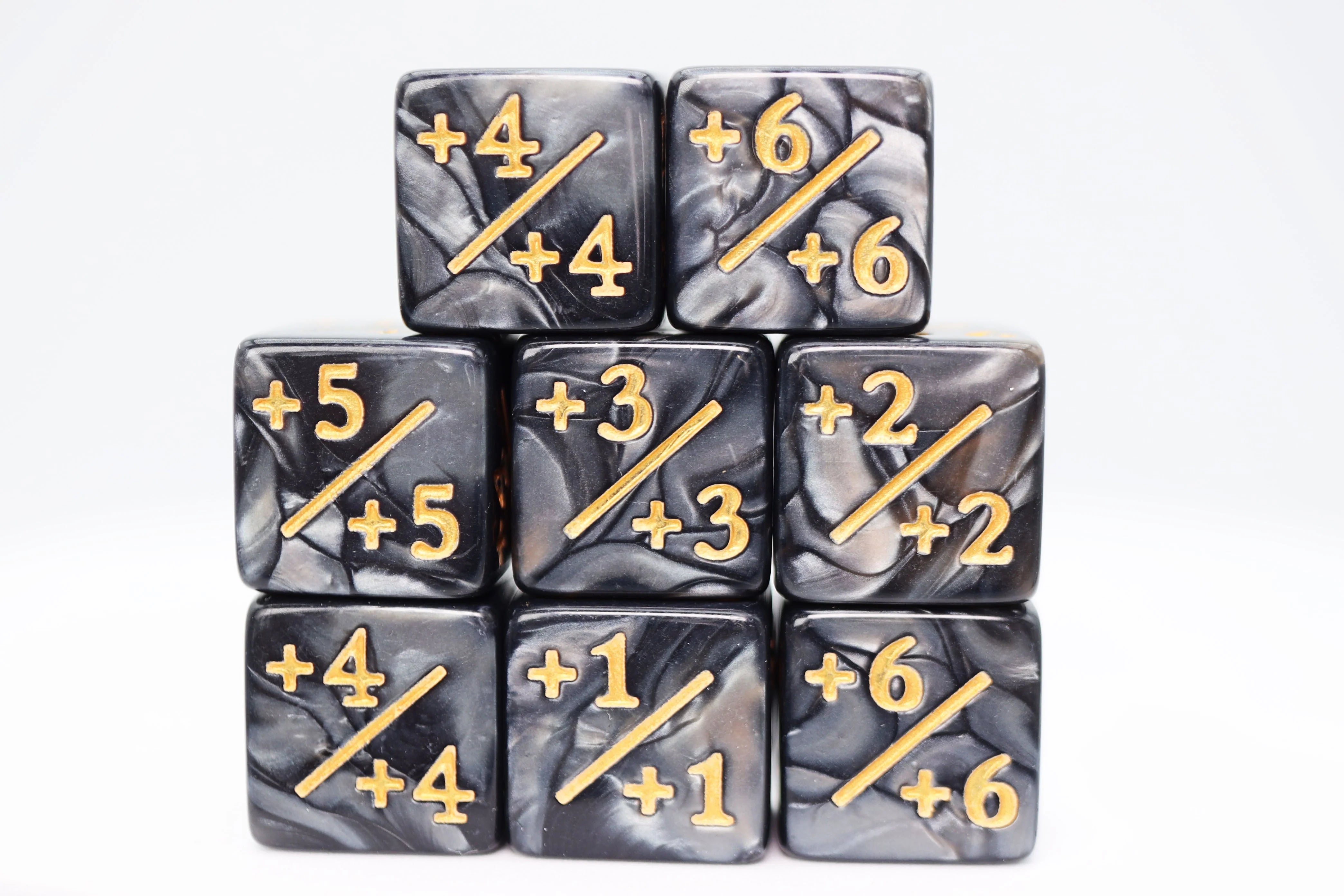 +1/+1 PEARL BLACK COUNTERS FOR MAGIC - SET OF 8 | Gamers Paradise