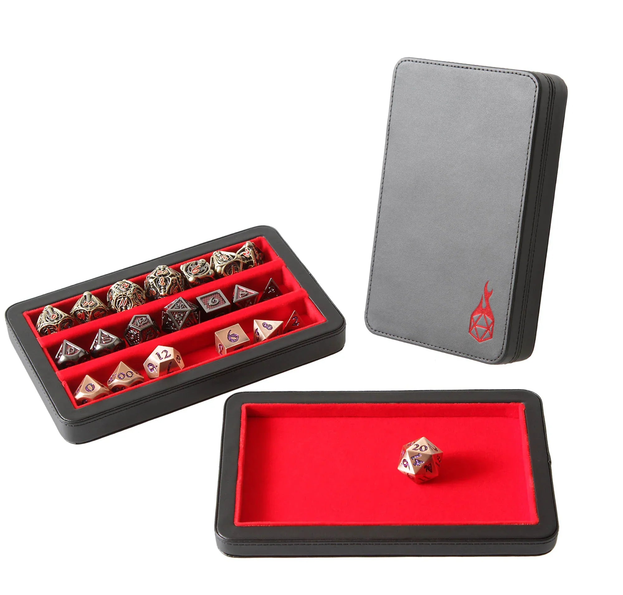 The Reliquary: 3-Row Premium Dice Case | Gamers Paradise