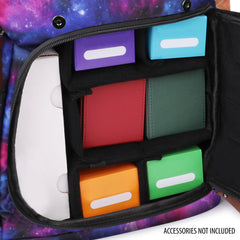 ENHANCE Full-Size Trading Card Storage Box Backpack for Playing Card Case GALAXY | Gamers Paradise