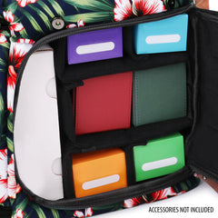 ENHANCE Full-Size Trading Card Storage Box Backpack for Playing Card Case TROPICAL DESIGNER EDITION | Gamers Paradise
