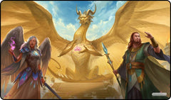 Gold Lotus Dragon - Playmat | Gamers Paradise