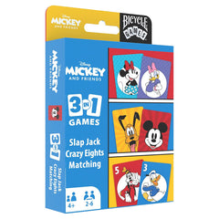 Bicycle: Disney: Mickey and Friends 3 in 1 Games Set | Gamers Paradise