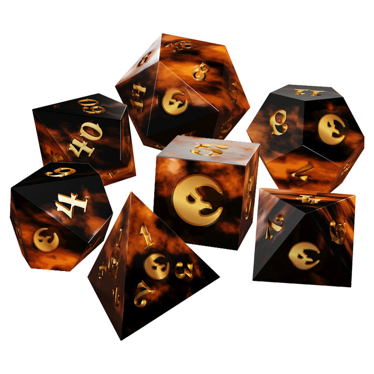 7-Set: The Crooked Moon Dice Set | Gamers Paradise
