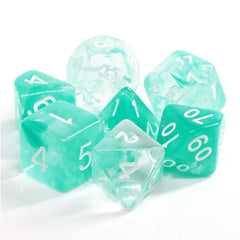 Foambrain RPG Dice: Lake Teal Set | Gamers Paradise