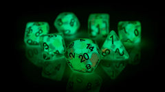 SIRIUS DICE: 7CT POLY DICE SET: Lucky Charms Glowworm Dice Set | Gamers Paradise