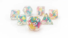 SIRIUS DICE: 7CT POLY DICE SET: Lucky Charms Glowworm Dice Set | Gamers Paradise