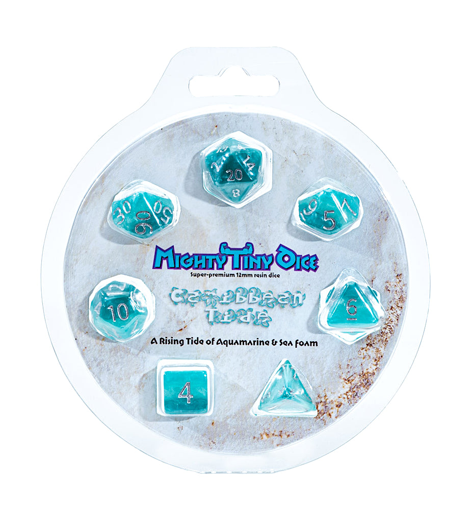 “Caribbean Tide” 12mm Mighty Tiny Dice | Gamers Paradise