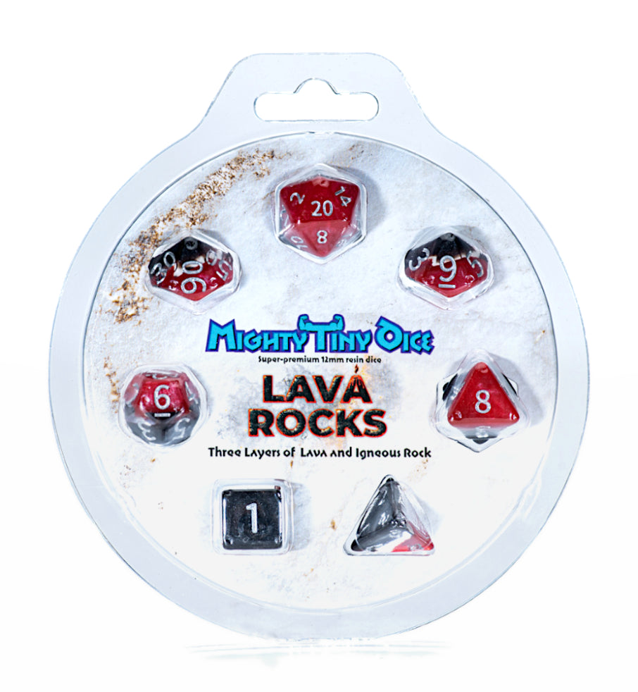 “Lava Rocks” Supernova Style 12mm Mighty Tiny Dice | Gamers Paradise