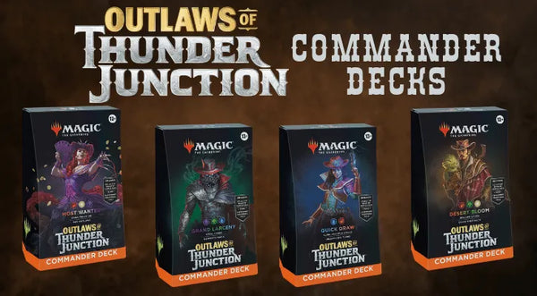 thunder junction mtg commander deck Outlaws of Thunder Junction Commander Decks