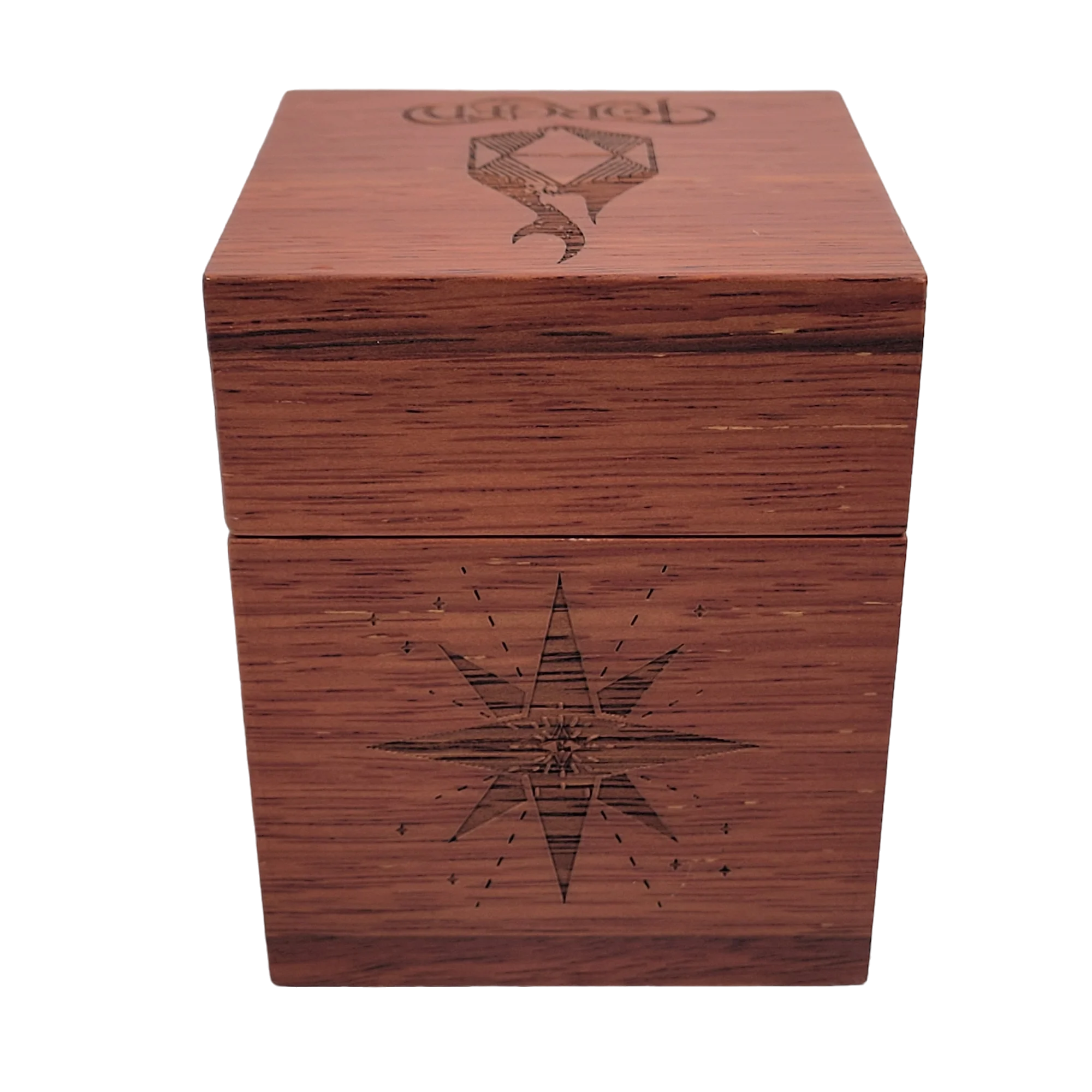 Forged Etched Wooden Storage Box with Magnetic Lid | Gamers Paradise