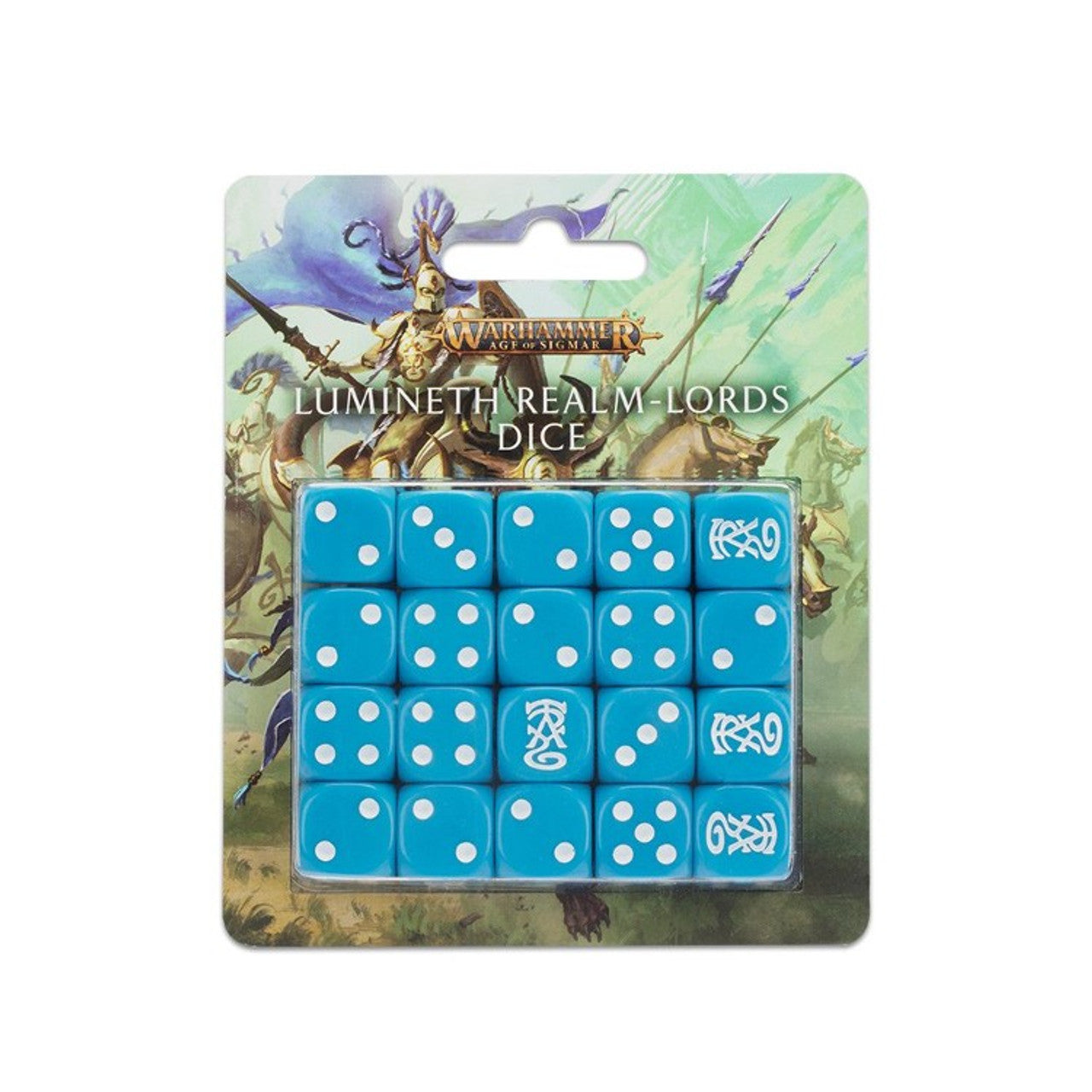 Warhammer Age of Sigmar: Lumineth Realm-Lords Dice Set | Gamers Paradise