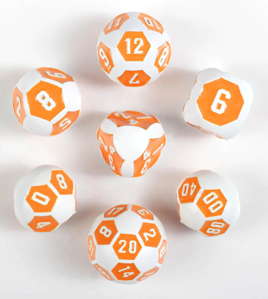 Robo Roll 7-Piece Metal Dice Set | Gamers Paradise