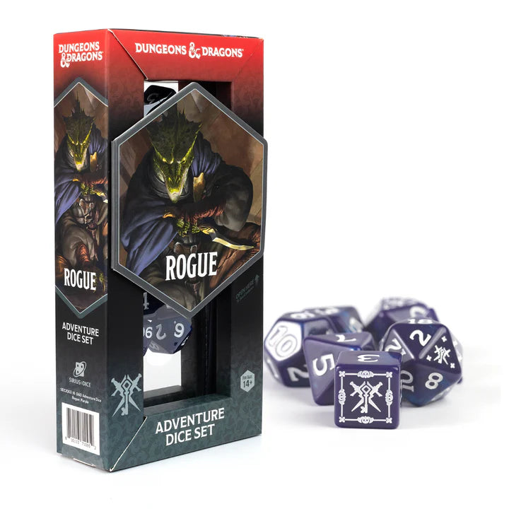 Dungeons & Dragons Adventure Dice - Rogue: Purple | Sirius Dice | Gamers Paradise
