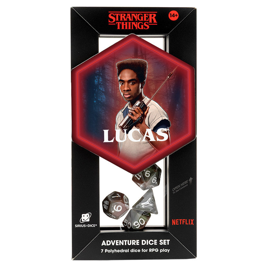 7-Set Stranger Things Adventure Dice: Lucas | Gamers Paradise