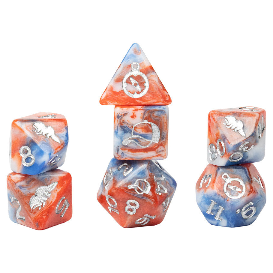 7-Set Stranger Things Adventure Dice: Dustin | Gamers Paradise