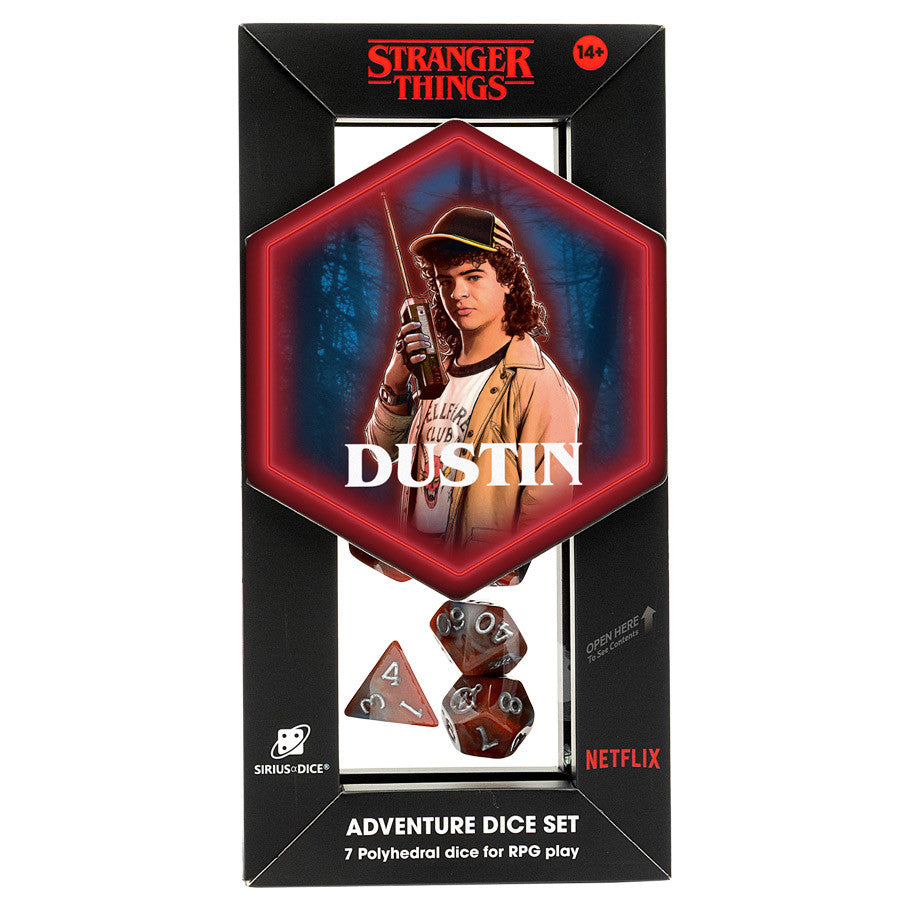 7-Set Stranger Things Adventure Dice: Dustin | Gamers Paradise